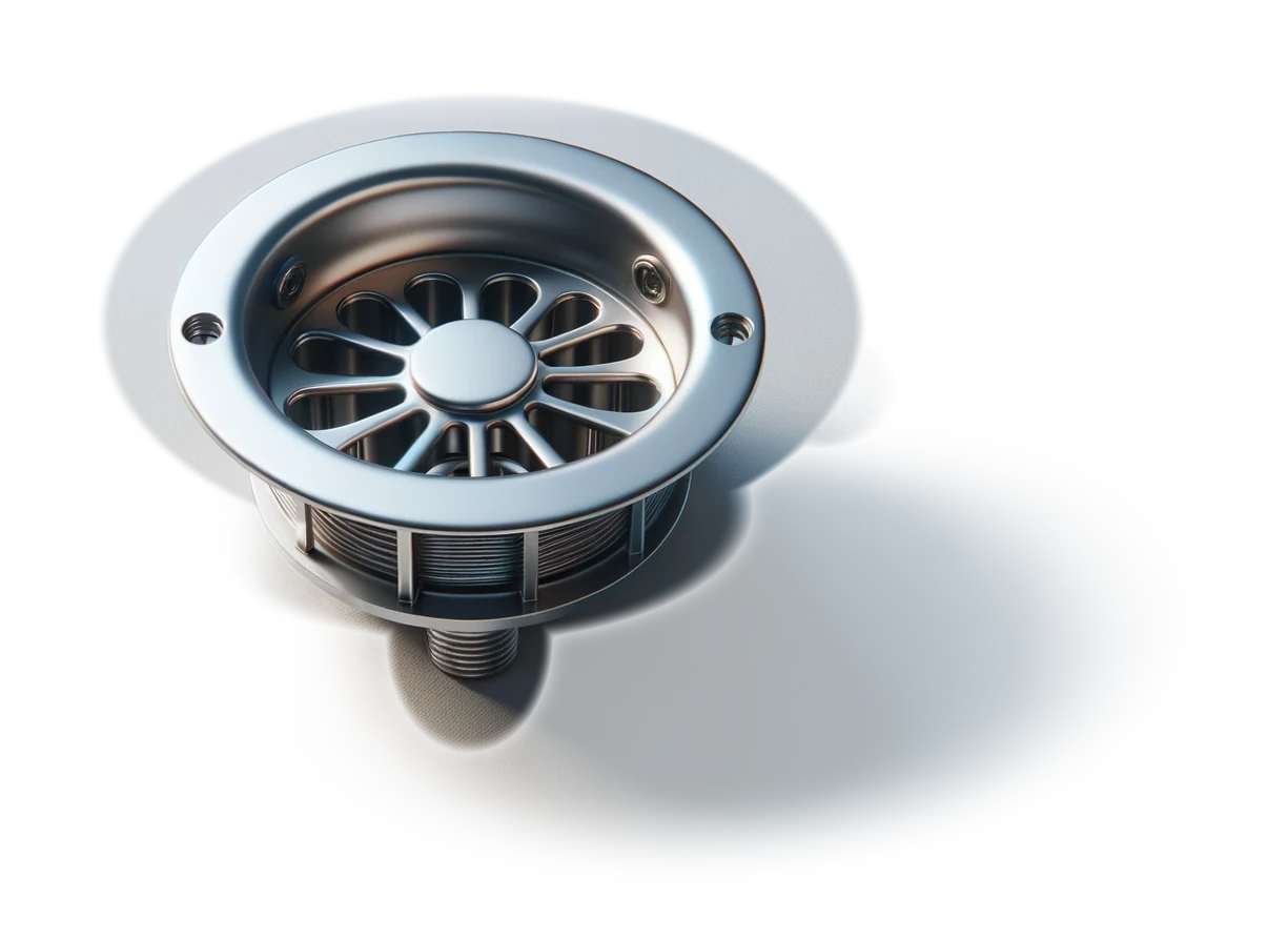 Chrome drain fixture